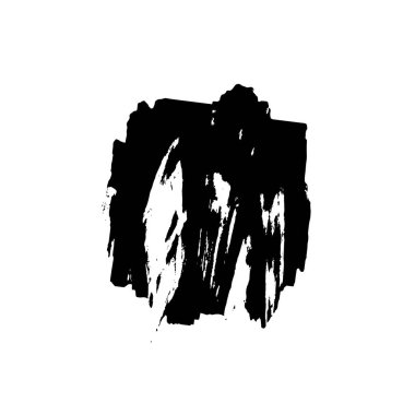 brush stroke, black and white creative element