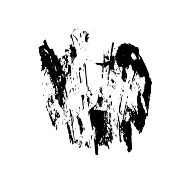 Grunge dokusu siyah beyaz. Soyut nokta izole edildi