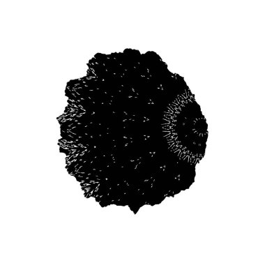 brush stroke, black and white creative element