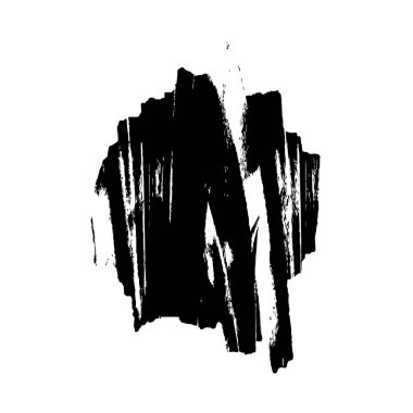 brush stroke, black and white creative element