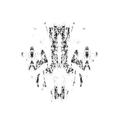 Grunge dokusu siyah beyaz. Soyut nokta izole edildi