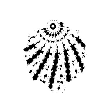 beyaz zemin üzerinde soyut çiçek