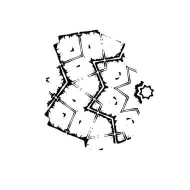 Çin şehrinin vektör haritası - tianjin - tianjin