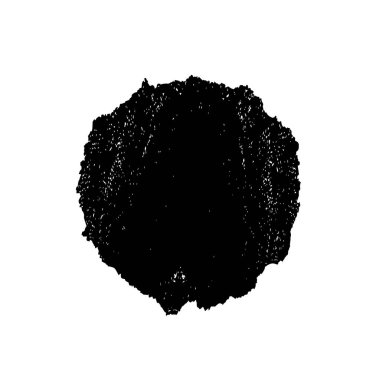 Beyaz arka planda siyah mürekkep fırça sıyrık.