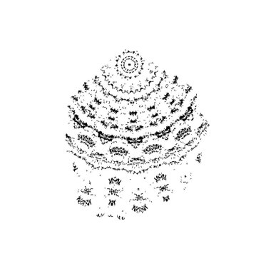 soyut el çizimi karalama