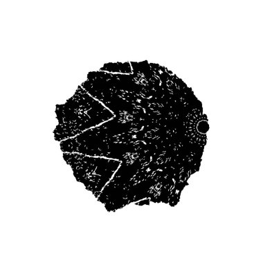 brush stroke, black and white creative element