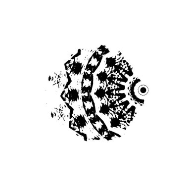 brush stroke, black and white creative element