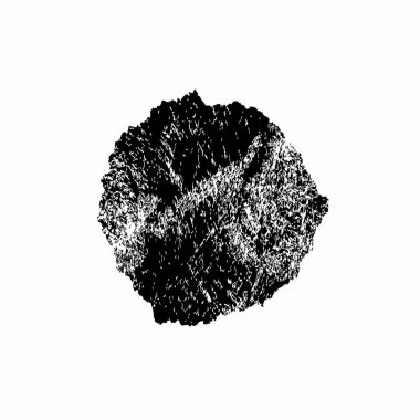 Siyah mürekkep lekesi beyaz arkaplanda izole edildi