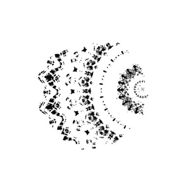 Siyah grafik renk yamaları fırça darbeleri arka plan tasarım ögesini etkiler