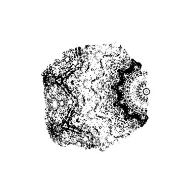 Siyah grafik renk yamaları fırça darbeleri arka plan tasarım ögesini etkiler