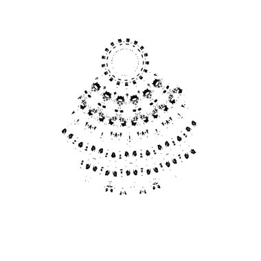 tek renkli grunge desenli arka plan vektör çizimi 