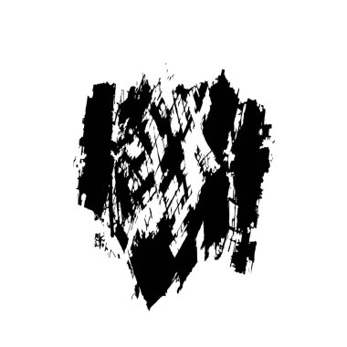 Beyaz arkaplan üzerindeki soyut grunge tasarım ögesi, vektör illüstrasyonu