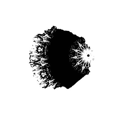 Siyah grafik renk yamaları fırça darbeleri arka plan tasarım ögesini etkiler