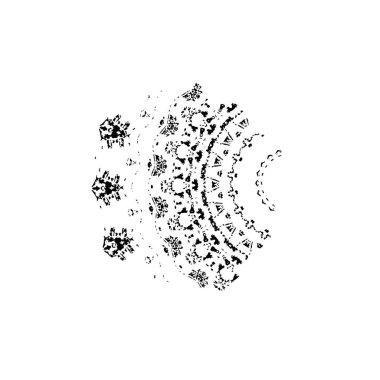 Siyah grafik renk yamaları fırça darbeleri arka plan tasarım ögesini etkiler