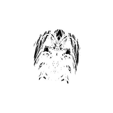 Siyah grafik renk yamaları fırça darbeleri arka plan tasarım ögesini etkiler