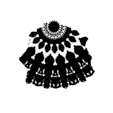 tek renkli grunge desenli arka plan vektör çizimi 