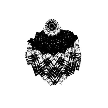 tek renkli grunge desenli arka plan vektör çizimi 