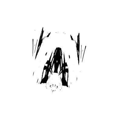 soyut siyah ve beyaz grunge arkaplanı