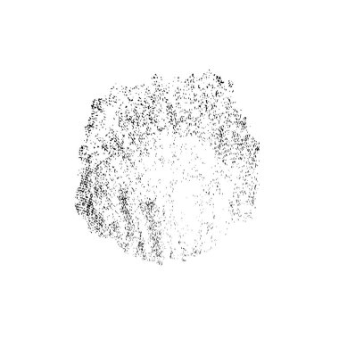 Beyaz arkaplanda soyut grunge mürekkep lekesi