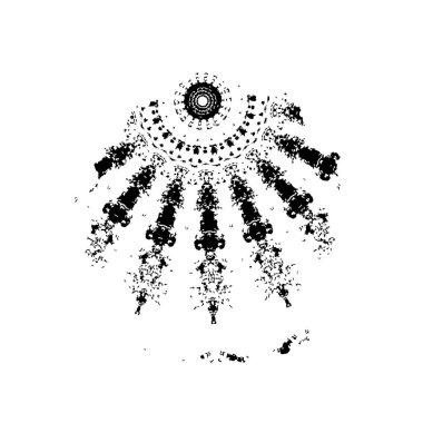 soyut siyah ve beyaz grunge arkaplanı