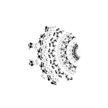 soyut siyah ve beyaz grunge arkaplanı