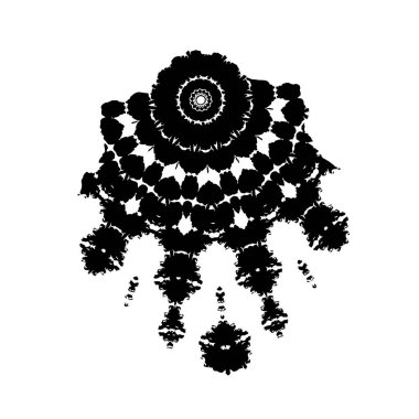 Sıkıntılı fırça darbesi. Vektör illüstrasyonu, eps