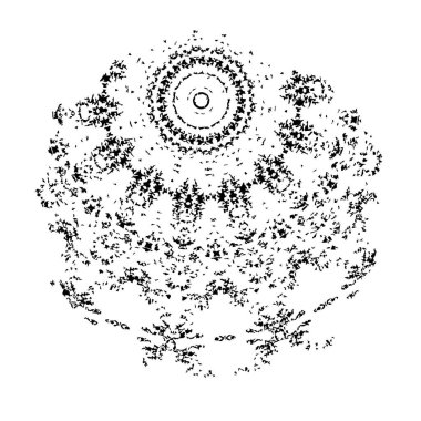 Sıkıntılı fırça darbesi. Vektör illüstrasyonu, eps