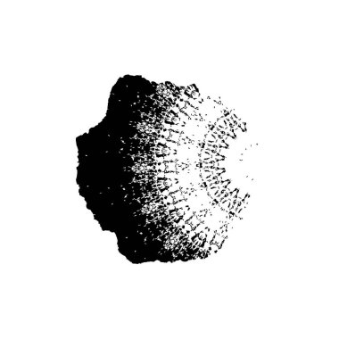 Sıkıntılı fırça darbesi. Vektör illüstrasyonu, eps