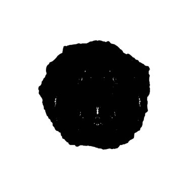 Sıkıntılı fırça darbesi. Vektör illüstrasyonu, eps