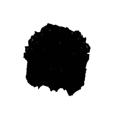 Sıkıntılı fırça darbesi. Vektör illüstrasyonu, eps