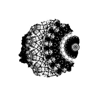 Sıkıntılı fırça darbesi. Vektör illüstrasyonu, eps