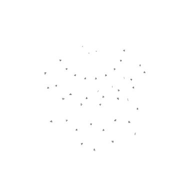 Sıkıntılı fırça darbesi. Vektör illüstrasyonu, eps