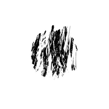 Sıkıntılı fırça darbesi. Vektör illüstrasyonu, eps