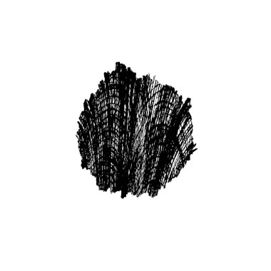 Sıkıntılı fırça darbesi. Vektör illüstrasyonu, eps