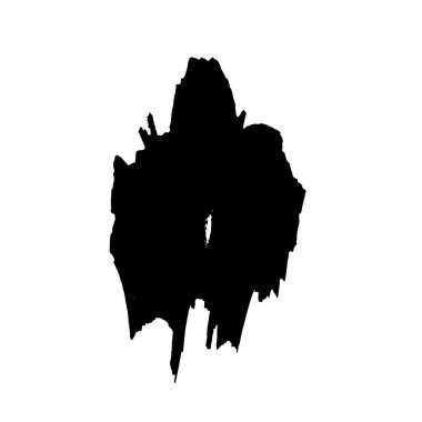 Sıkıntılı fırça darbesi. Vektör illüstrasyonu, eps