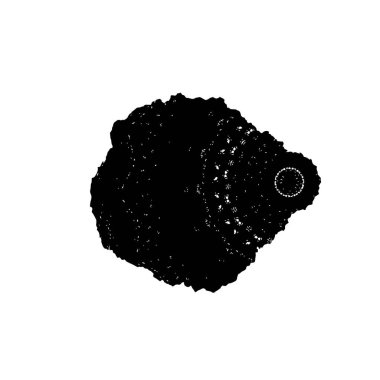 Sıkıntılı fırça darbesi. Vektör illüstrasyonu, eps