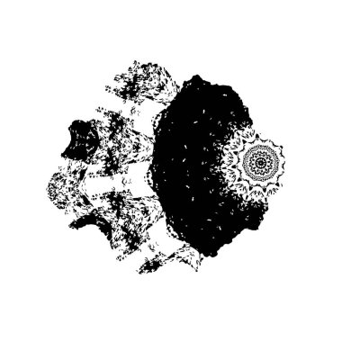 tek renkli grunge desenli arka plan vektör çizimi 