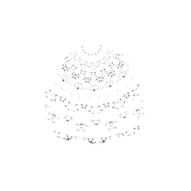 siyah mürekkep fırçası vuruşu. Grunge boya lekelerinin bir örneği. grunge toz lekesi tasarımının vektör çizimi.