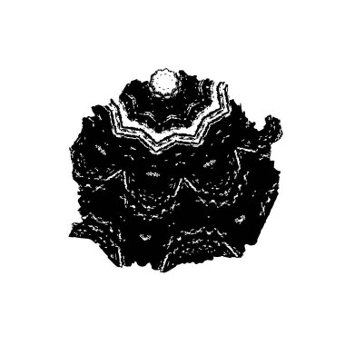 siyah mürekkep fırçası vuruşu. Grunge boya lekelerinin bir örneği. grunge toz lekesi tasarımının vektör çizimi.