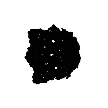 siyah mürekkep fırçası vuruşu. Grunge boya lekelerinin bir örneği. grunge toz lekesi tasarımının vektör çizimi.