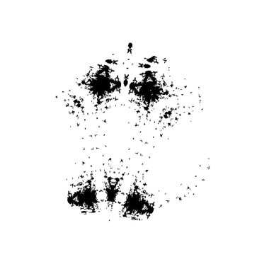siyah mürekkep fırçası vuruşu. Grunge boya lekelerinin bir örneği. grunge toz lekesi tasarımının vektör çizimi.