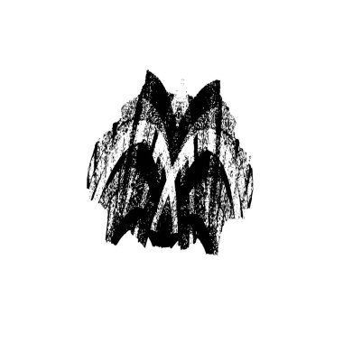 siyah mürekkep fırçası vuruşu. Grunge boya lekelerinin bir örneği. grunge toz lekesi tasarımının vektör çizimi.