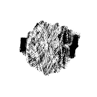 siyah mürekkep fırçası vuruşu. Grunge boya lekelerinin bir örneği. grunge toz lekesi tasarımının vektör çizimi.