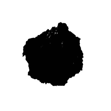 siyah mürekkep fırçası vuruşu. Grunge boya lekelerinin bir örneği. grunge toz lekesi tasarımının vektör çizimi.