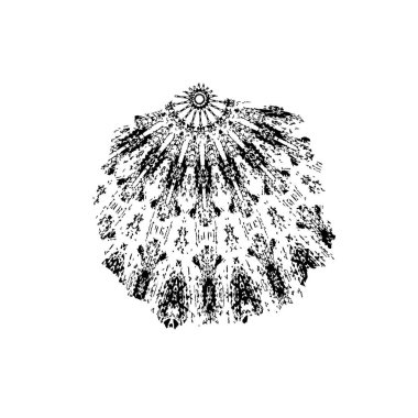 siyah mürekkep fırçası vuruşu. Grunge boya lekelerinin bir örneği. grunge toz lekesi tasarımının vektör çizimi.