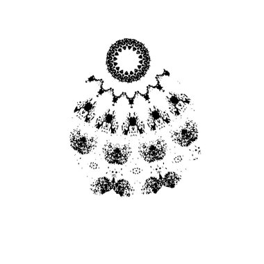 siyah mürekkep fırçası vuruşu. Grunge boya lekelerinin bir örneği. grunge toz lekesi tasarımının vektör çizimi.