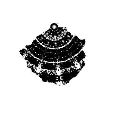 tek renkli grunge desenli arka plan vektör çizimi 