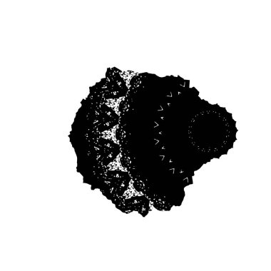 tek renkli grunge desenli arka plan vektör çizimi 