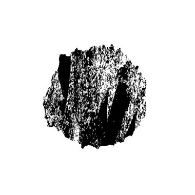 Siyah mürekkep lekesi beyaz arkaplanda izole edildi