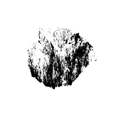 soyut boya fırça darbelerinin siyah ve beyaz vektör arkaplanı